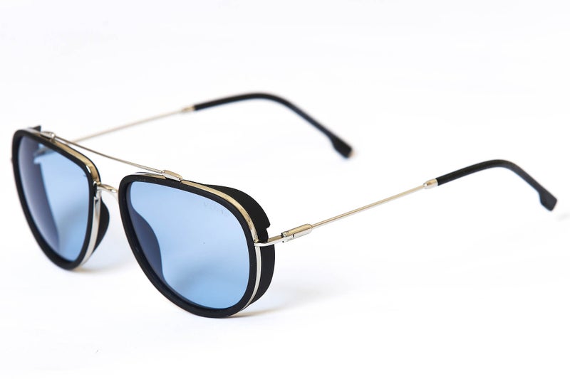 VEGAS Full Rim Aviator Men Sky Blue  Sunglasses V2045 C6 - Image 2